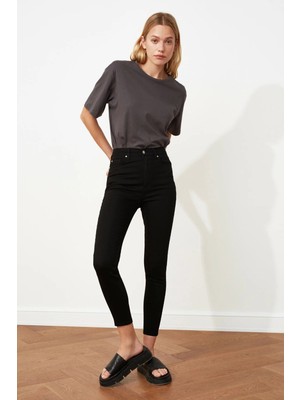 Livik Siyah Skinny Jeans Kot Pantolon (Çok Dar)