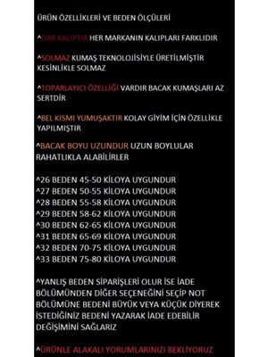 Livik Renk Vermez Kot Pantolon Ince Gösteren Skinny Jean (Likralı)
