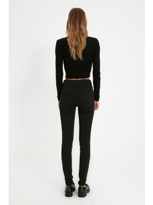 Ramrod Toparlayıcı Siyah Skinny Jeans