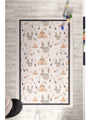 Talia Home Çocuk Odası Dekoratif Antialerjik Halı TLAH-045