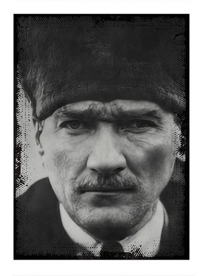 Ekart Mustafa Kemal Atatürk Dekoratif Ahşap Tablo