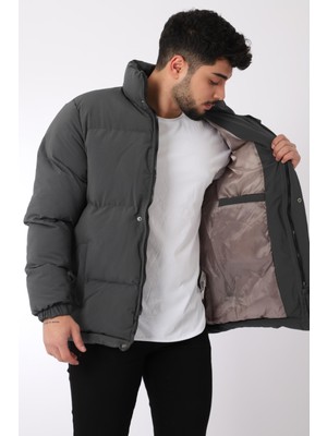 Stilkombin Stil Kombin Gofret Desen Şişme Mont Str 5082