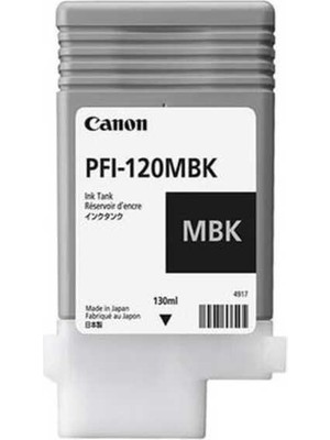 Canon PFI-120MBK Orjinal Mat Siyah Kartuş TM-200/TM-205