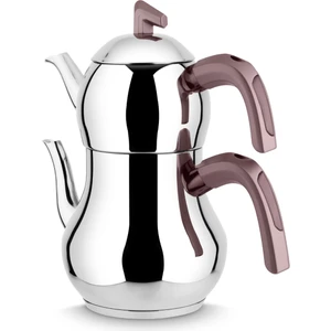 Şahmeran Paslanmaz Çelik Çaydanlık Soft Kulp - Rosegold