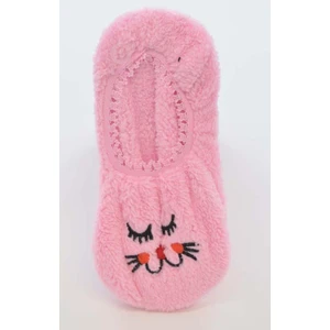 Dode Flora Kadın Gülen Yüz Emojili Peluş Panduf