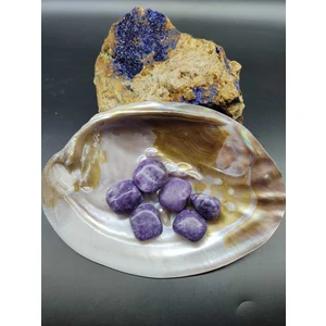 Doğal Taş Delisi Lepidolit Tamburlanmış Doğal Taş Tımbıl (Sertifikalı)