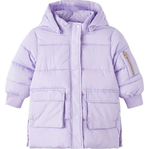 Name İt Kız Çocuk Mont Lila