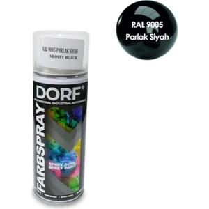 Piano Black Sprey Boya Parlak Siyah Akrilik RAL9005 400 ml