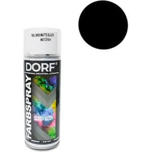 Mat Siyah Sprey Boya Siyah Vernikli Akrilik RAL9005 400 ml