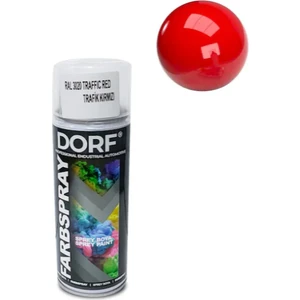 Trafik Kırmızı Sprey Boya Vernikli Akrilik RAL3020 400 ml