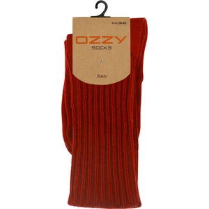Ozzy Socks Kışlık Kadın Yünlü Bordo Renk Uyku Çorabı Soft Touch