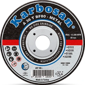 180x3.0x22.23 Metal Kesme Diski - 25 Adet