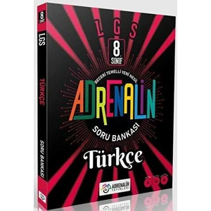 Adrenalin Yayınları Adrenalin 8.sınıf Türkçe Soru Bankası