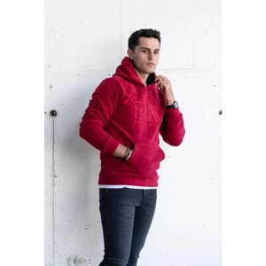 Kapşonlu Slimfit Polar Erkek Sweatshirt
