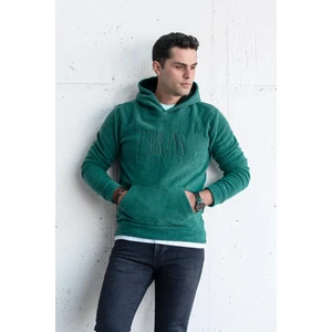 Kapşonlu Slimfit Polar Erkek Sweatshirt