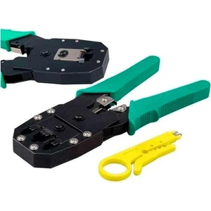 Network Pensesi RJ45 Cat6 RJ11 Kablo Jak Sıkma Pensesi