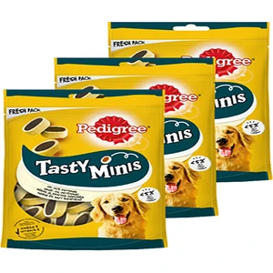 Pedigree® Tasty Minis Sığır ve Peynir Lezzetli Köpek Ödül Maması 140G x 3 Adet