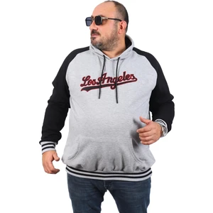 Büyük Beden Sweat Los Angeles 22709-ANTRASIT