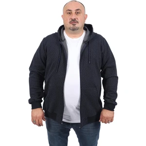 Büyük Beden Sweat Direction 22718-LACIVERT