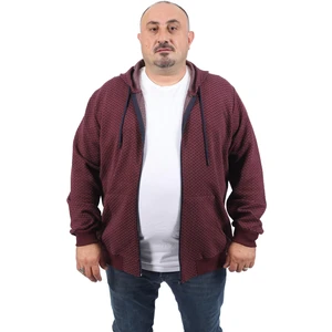 Büyük Beden Sweat Direction 22718-BORDO