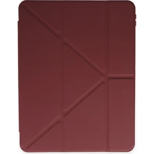 Galaxy Tab S6 Lite P610 Kılıf Tri Folding Kalem Bölmeli Standlı Kılıf