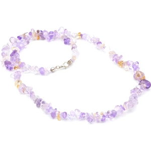 Hakiki Doğal Kırık Taş Ametrin Taşı Kolye 1.kalite