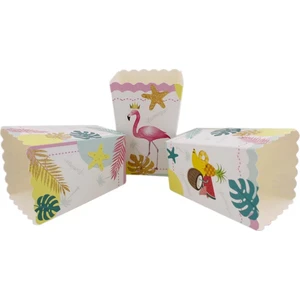 Çıtı Pıtı Store Mısır Kutusu Flamingo 8 Li