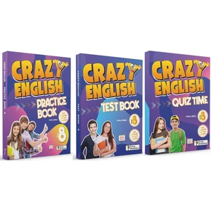 Crazy Publishing 8. Sınıf  English Konu Soru Deneme Seti 3 Kitap