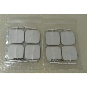 Tens Cihaz Kablolu Yedek Elektrot 5x5 Tens Pedi 4 Lü (  2 Paket )