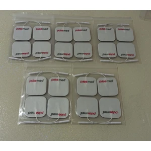 - Tens Cihaz Kablolu Yedek Elektrot 5x5 Tens Pedi 4 Lü (  5 Paket )