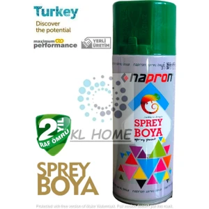 Çimen Yeşil Uygun Büyük Boy 400 ml  Sprey Boya