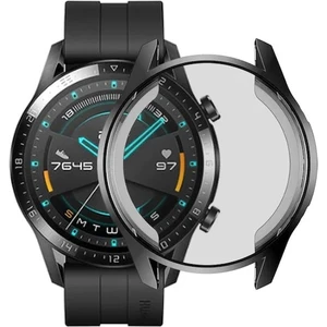 Huawei Watch Gt2 46MM 360 Tam Koruma Silikon Kılıf Koruyucu