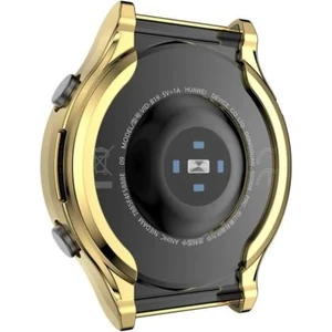 Huawei Watch Gt2 46MM 360 Tam Koruma Silikon Kılıf Koruyucu