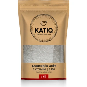 KATIQ Askorbik Asit (C Vitamini) (Tanecik:Orta) E 300 1 kg