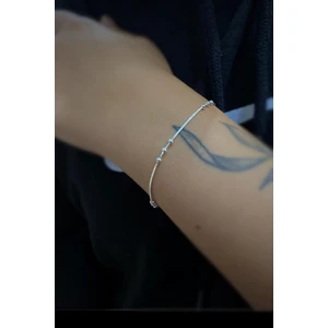 Erer Gümüş Gümüş Toplu Italy Zincir Bileklik UC121E33