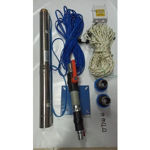 4sdm2/28 2hp Alarko 50 Mt Yassı Kablolu Ve Panolu 100 Mt Halatlı Çift Vanalı Akıtma Başlıklı Monofaze Takım Dalgıç Pompa