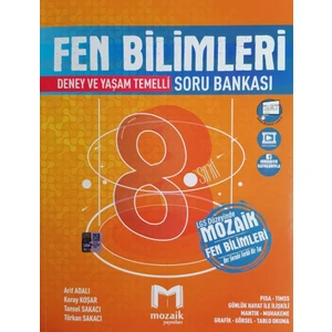 Mozaik Yayınları 8.Sınıf LGS Fen Bilimleri Soru Bankası