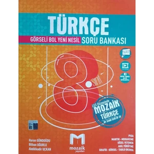 Mozaik Yayınları 8.Sınıf LGS Türkçe Soru Bankası