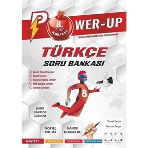 Nartest Yayınevi 8. Sınıf LGS Power-Up Türkçe Soru Bankası