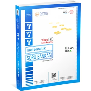 ÜçDörtBeş Yayınları TYT Matematik Soru Bankası - Yeni Baskı