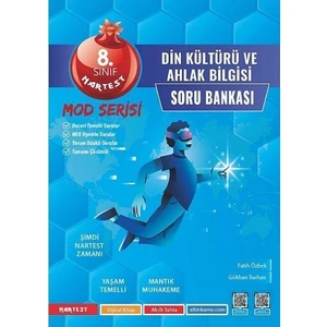 Nartest Yayınevi 8. Sınıf LGS Mod Din Kültürü ve Ahlak Bilgisi Soru Bankası - Nartest Yayınevi Mod