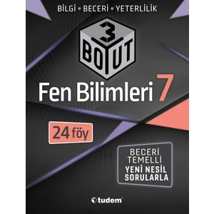 Tudem Yayınları 7. Sınıf 3 Boyut Fen Bilimleri 24 Föy
