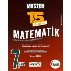 Okyanus Yayınları 7. Sınıf 15 Master Matematik Denemesi