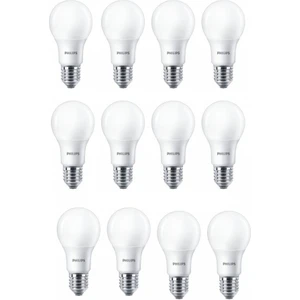 8w (60w) Led Ampul Sarı 2700k (12 Adet) Tasarruflu Lamba