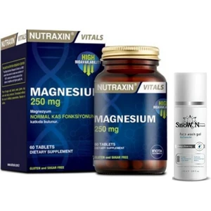 Magnesium 250 Mg 60 Tablet + Yüz Temizleme Jeli 100ML Hediyeli