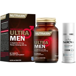 Ultra Men Green Power 60 Tablet + Yüz Temizleme Jeli 100ML Hediyeli