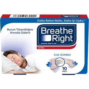Breathe Right Extra Uyku Bandı, 10 Adet