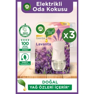 Air Wick Elektrikli Oda Kokusu Kit  (Cihaz+Yedek Lavanta) x 3