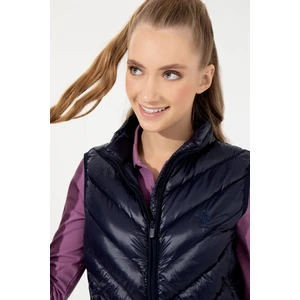 U.S. Polo Assn. Kadın Lacivert Dokuma Yelek 50254455-VR033