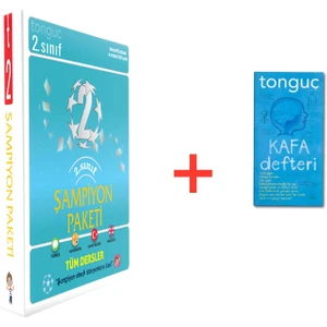 Tonguç Akademi Tonguç Yayınları 2. Sınıf Şampiyon Paketi Set 3 Kitap - (Kafa Defteri )